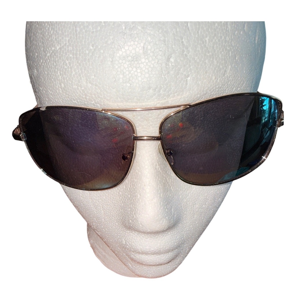 Gold Aviator Sunglasses Men Dark Tint UV400 Protection Metal Frame‎ 6151